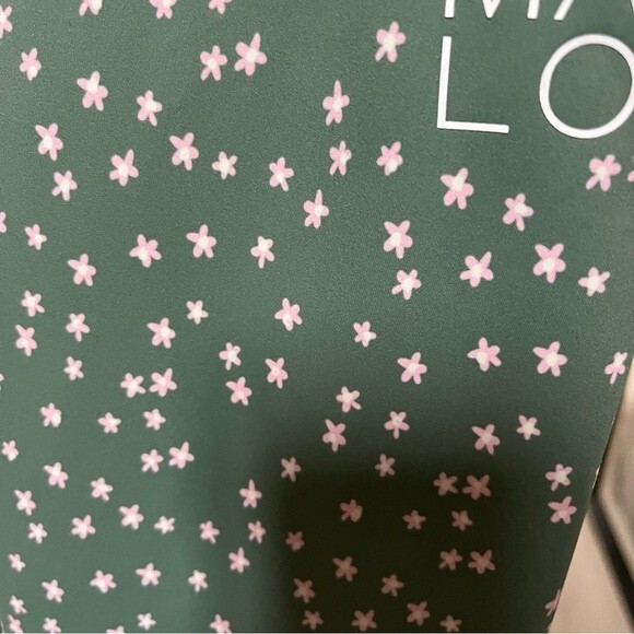 MALO REPUBLIC Hi Rise Luxe Leggings in Sage Bloom M - Picture 7 of 10